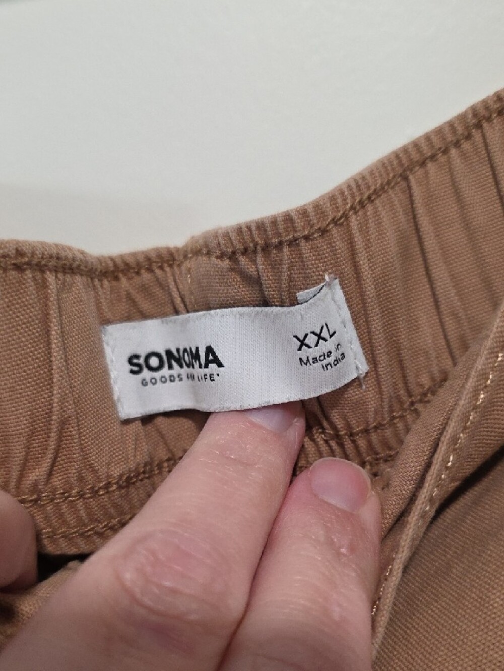 Sonoma Women's Casual Bermuda Shorts in Light Tan - Picture 2 of 7
